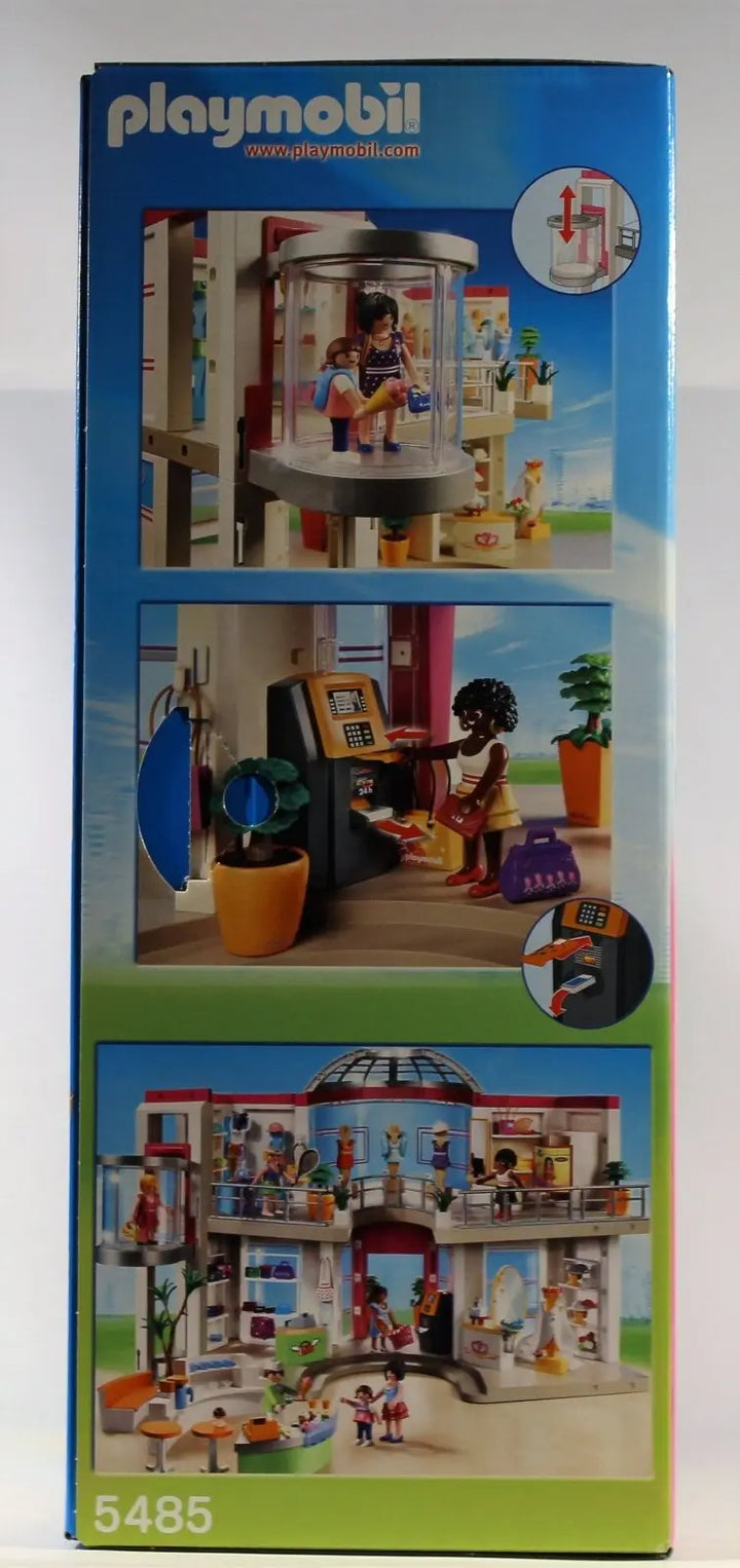 PLAYMOBIL 5485 Furnished Shopping Mall Playset ToyShnip KO