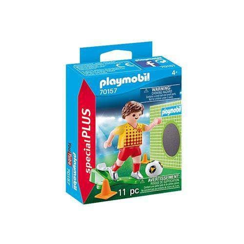 Playmobil 70157 Special Plus Soccer Player with Goal Action Figure - by Playmobil | Buy at ToyShnip