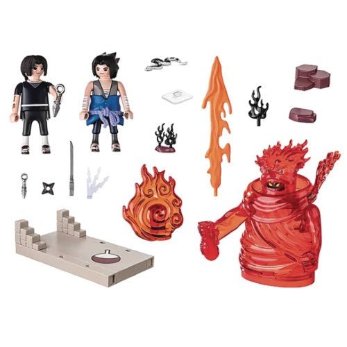 Playmobil 70666 Naruto Sasuke vs. Itachi Action Figures - by Playmobil | Buy at ToyShnip