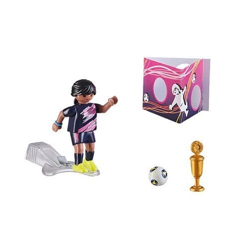 Playmobil 70875 Soccer Player with Goal Special Plus Figure - by Playmobil | Buy at ToyShnip