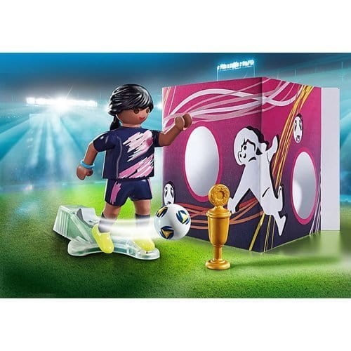 Playmobil 70875 Soccer Player with Goal Special Plus Figure - by Playmobil | Buy at ToyShnip