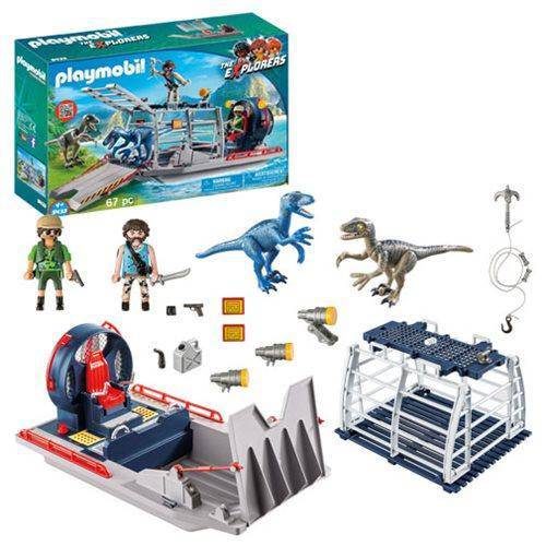 Playmobil 9433 Enemy Airboat with Raptor - by Playmobil | Buy at ToyShnip