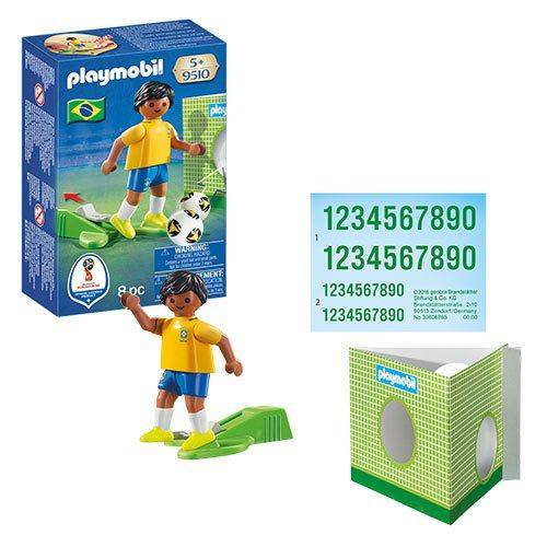 Playmobil 9510 Soccer National Team Player Brazil Action Figure by Playmobil 