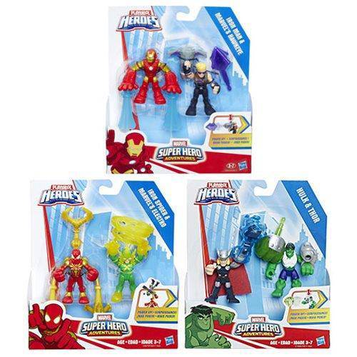 Playskool Heroes - Marvel Super Hero Adventures - Power Up 2-Packs - by Hasbro | Buy at ToyShnip