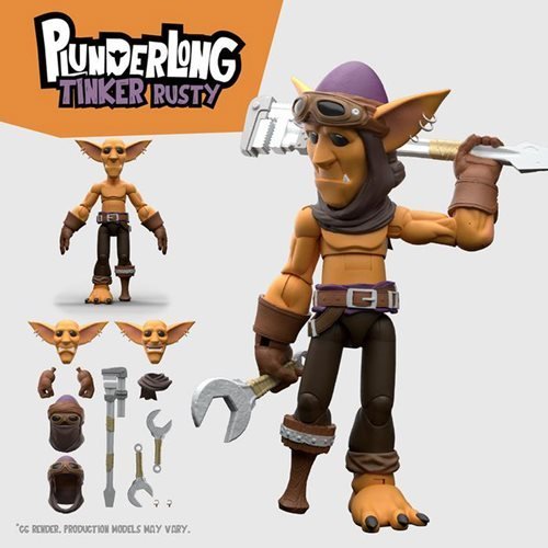Plunderlings - Plunderlong 1:12 Scale Action Figure - by Lone Coconut | Buy at ToyShnip
