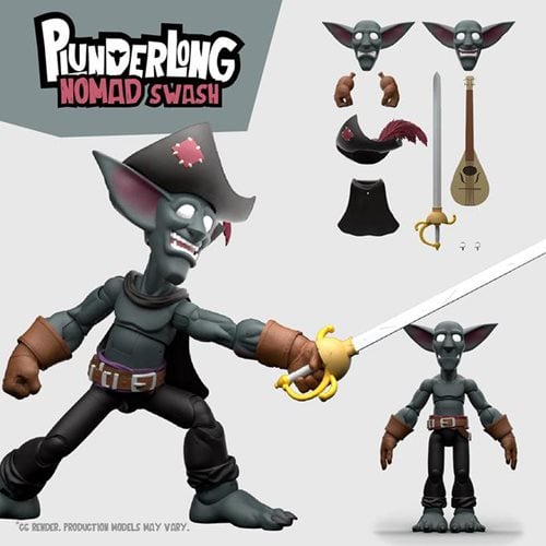 Plunderlings - Plunderlong 1:12 Scale Action Figure - by Lone Coconut | Buy at ToyShnip