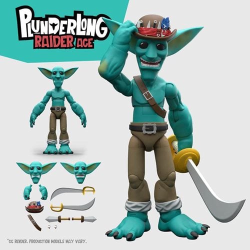 Plunderlings - Plunderlong 1:12 Scale Action Figure - by Lone Coconut | Buy at ToyShnip