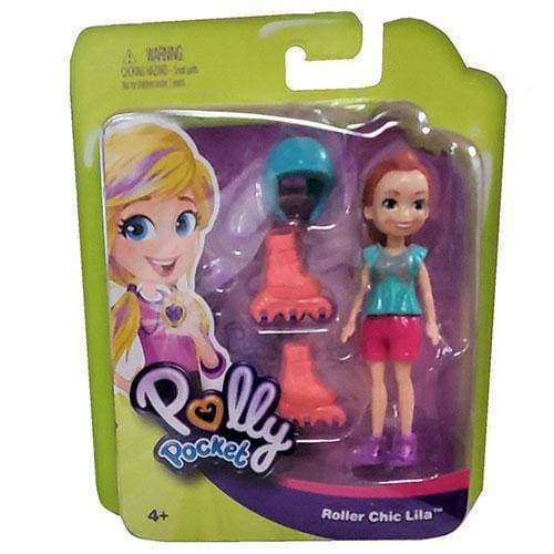 Polly Pocket Active Pose - Roller Chic Lila - by Mattel | Buy at ToyShnip