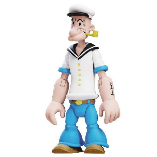 Popeye Classics - Popeye 1st Appearance White Shirt 1:12 Scale Action Figure - by Boss Fight Studio