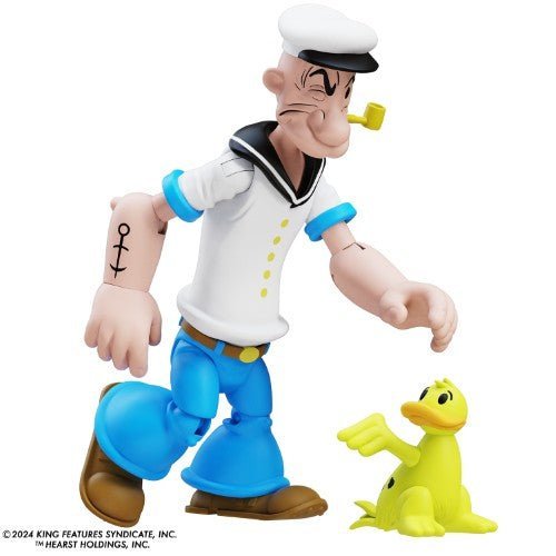 Popeye Classics - Popeye 1st Appearance White Shirt 1:12 Scale Action Figure - by Boss Fight Studio