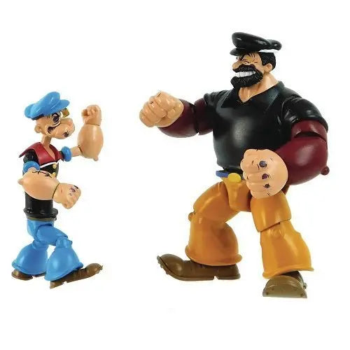 Popeye Classics Popeye Vs Bluto PX 1/12 Action Figure 2-Pack Set - by Boss Fight Studio | Buy at ToyShnip