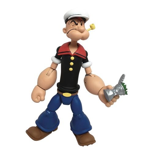 Popeye Classics Wave 1 Popeye the Sailor Man 1:12 Scale Action Figure - by Boss Fight Studio | Buy at ToyShnip