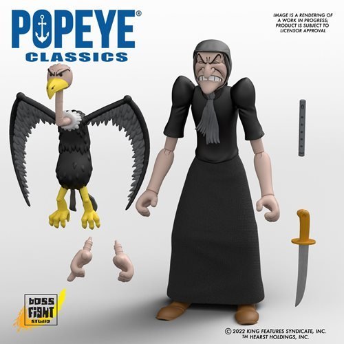 Popeye Classics Wave 2 Sea Hag 1:12 Scale Action Figure - by Boss Fight Studio | Buy at ToyShnip