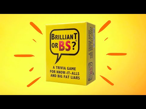 Brilliant or BS? Trivia Party Game - by Brilliant or BS? | Buy at ToyShnip
