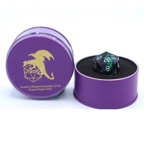 Quest's Reward Mystery D20 Dice (1 Random Dice per Pack) - Choose a Design - by Hymgho | Buy at ToyShnip
