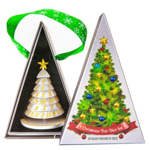 Resin Christmas Tree Dice - Choose a color - by Hymgho | Buy at ToyShnip