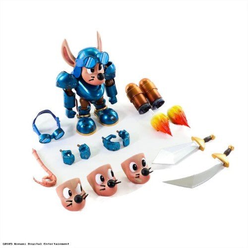 Rocket Knight Adventures - Konami Store Exclusive Sparkster (Battle Damage Variant) 1/12 Scale Signature Collection Action Figure - by Premium DNA Toys