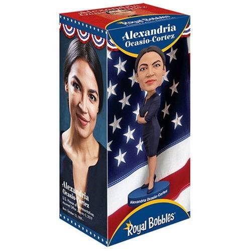 Royal Bobbles: Alexandria Ocasio-Cortez Bobblehead - by Royal Bobbles | Buy at ToyShnip