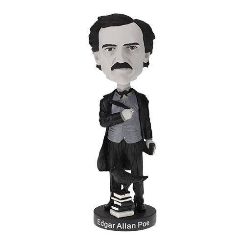 Royal Bobbles: Edgar Allan Poe Black & White Limited Edition Bobblehead - by Royal Bobbles | Buy at ToyShnip