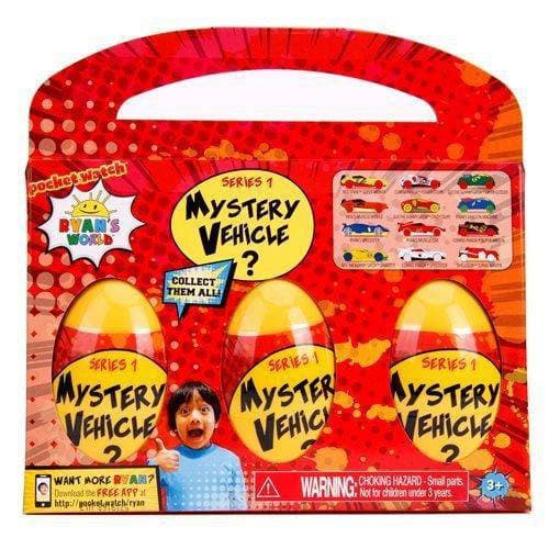 Ryan's World Mystery Egg 1:64 Scale Vehicle 3-Pack - by Jada Toys | Buy at ToyShnip