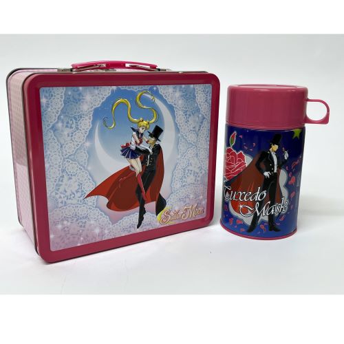 Sailor Moon and Tuxedo Mask Tin Titans Lunchbox with Thermos - Previews Exclusive - by Surreal Entertainment | Buy at ToyShnip