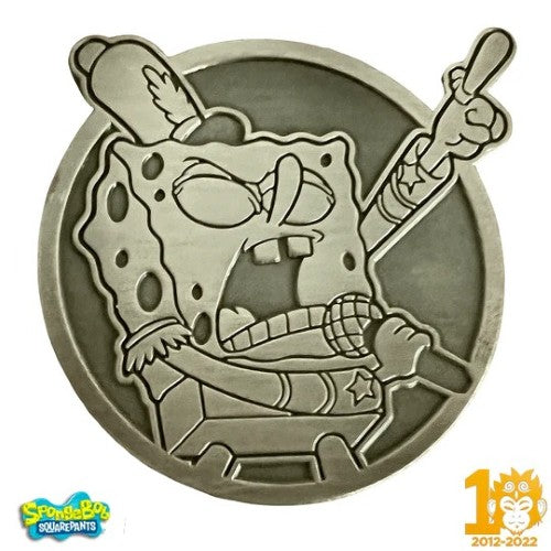 Zen Monkey:  Limited Edition Emblem: Sweet Victory - SpongeBob SquarePants Enamel Pin