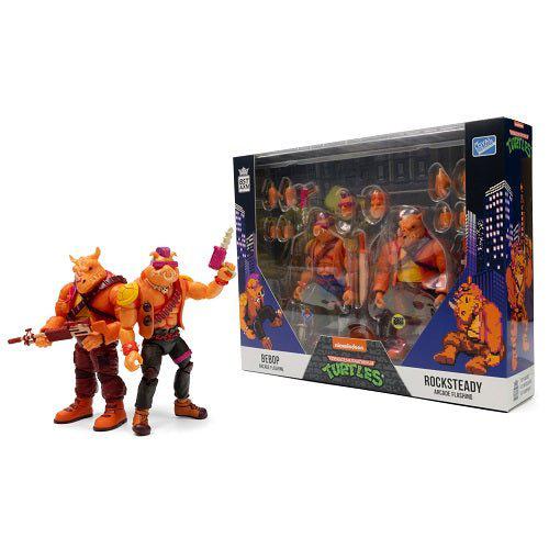 SDCC 2022 BST AXN Teenage Mutant Ninja Turtles Arcade Bebop and Rocksteady 5-Inch Action Figures PX - by The Loyal Subjects | Buy at ToyShnip