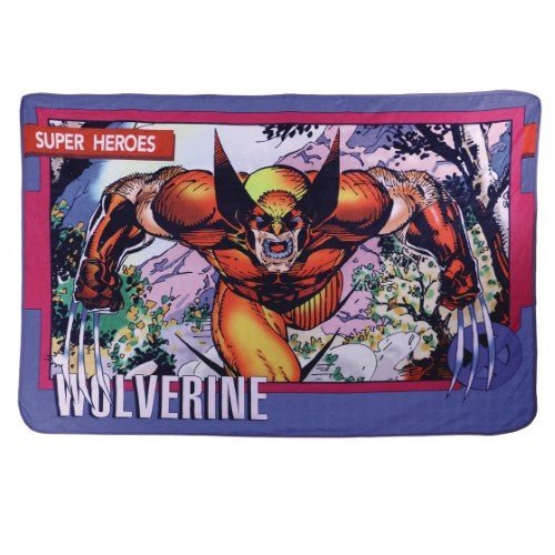 SDCC 2023 Marvel Wolverine Card Deluxe Fleece Blanket Tin - Previews Exclusive - by Surreal Entertainment | Buy at ToyShnip
