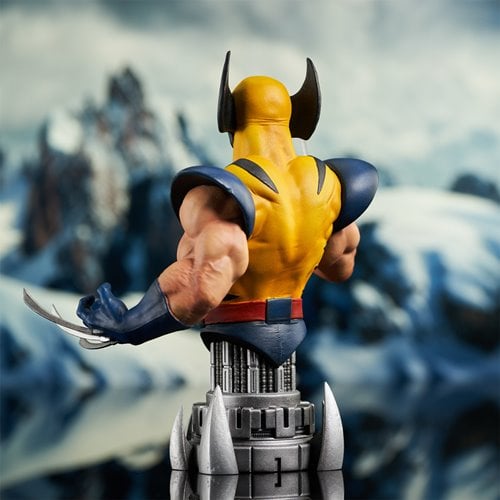 SDCC 2024 Marvel Comic Yellow Wolverine Bust - by Diamond Select | Buy at ToyShnip