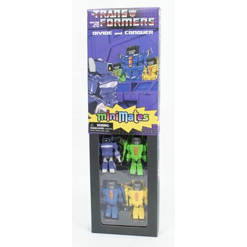 SDCC 2024 Transformers Divide & Conquer VHS Minimates Box Set - by Diamond Select