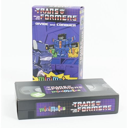 SDCC 2024 Transformers Divide & Conquer VHS Minimates Box Set - by Diamond Select | Buy at ToyShnip