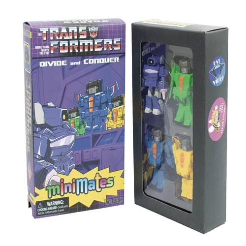 SDCC 2024 Transformers Divide & Conquer VHS Minimates Box Set - by Diamond Select