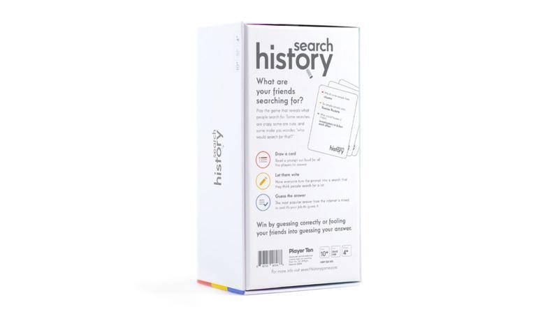Search History - Card Game - by Player Ten | Buy at ToyShnip
