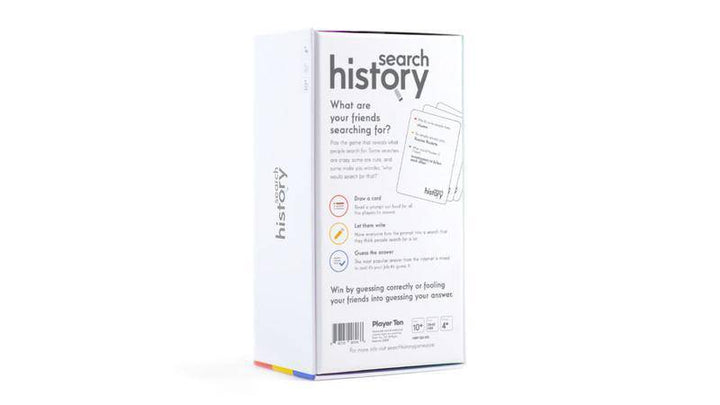 Search History - Card Game - by Player Ten | Buy at ToyShnip