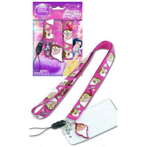 Snow White and the Seven Dwarfs Grumpy Lanyard - by Monogram | Buy at ToyShnip