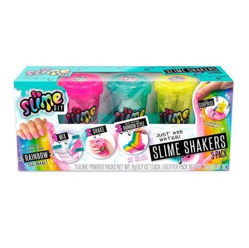 So Slime DIY - Slime Shakers 3 Pack Cosmic or Rainbow Colors - by Canal Toys USA | Buy at ToyShnip