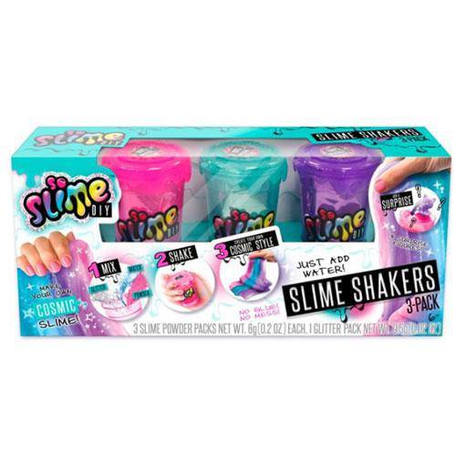 So Slime DIY - Slime Shakers 3 Pack Cosmic or Rainbow Colors - by Canal Toys USA | Buy at ToyShnip
