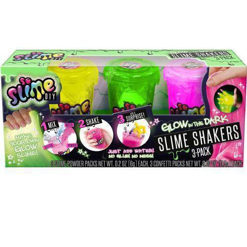 So Slime DIY - Slime Shakers 3 Pack Glow in the Dark - by Canal Toys USA | Buy at ToyShnip