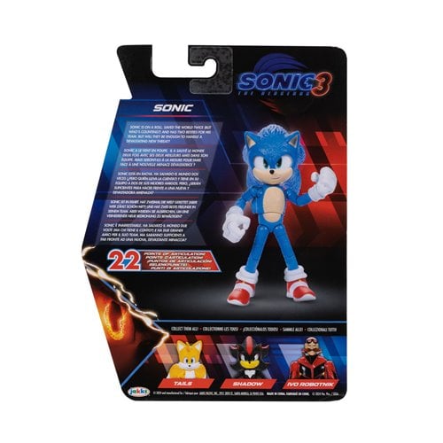 Sonic 3 Movie 5-Inch Action Figure - Select Figure - by Jakks Pacific | Buy at ToyShnip