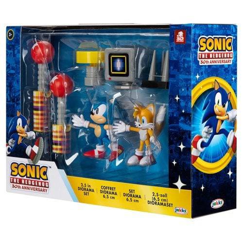 Sonic the Hedgehog 2 1/2-Inch Figure Diorama Set - by Jakks Pacific | Buy at ToyShnip