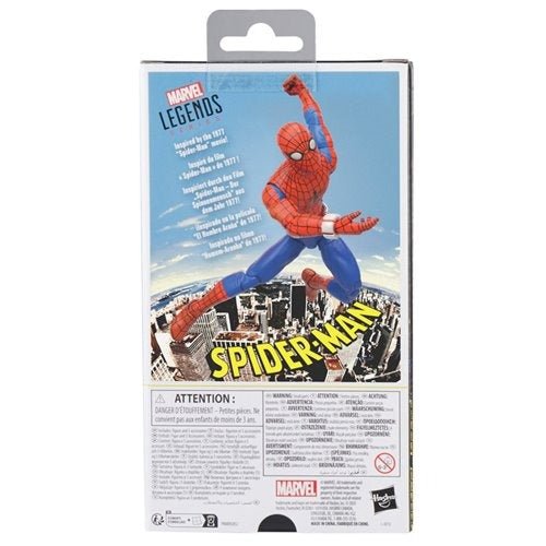 Spider - Man '77 Marvel Legends Series 6 - Inch Action Figure - by Hasbro