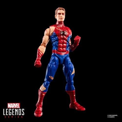 Spider - Man Marvel Legends Magic: The Gathering Battle - Damaged Spider - Man 6 - Inch Action Figure and Card - by Hasbro