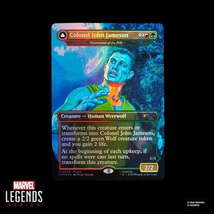 Spider - Man Marvel Legends Magic: The Gathering Man - Wolf 6 - Inch Action Figure and Card - by Hasbro