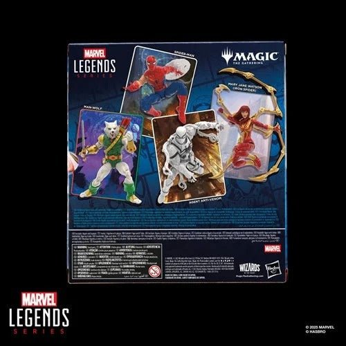 Spider - Man Marvel Legends Magic: The Gathering Mary Jane Watson (Iron Spider) 6 - Inch Action Figure and Card - by Hasbro