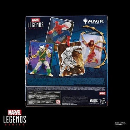 Spider - Man Marvel Legends Magic: The Gathering Mary Jane Watson (Iron Spider) 6 - Inch Action Figure and Card - by Hasbro