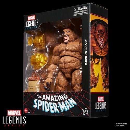 Spider - Man Marvel Legends Series Grizzly 6 - Inch Action Figure - by Hasbro