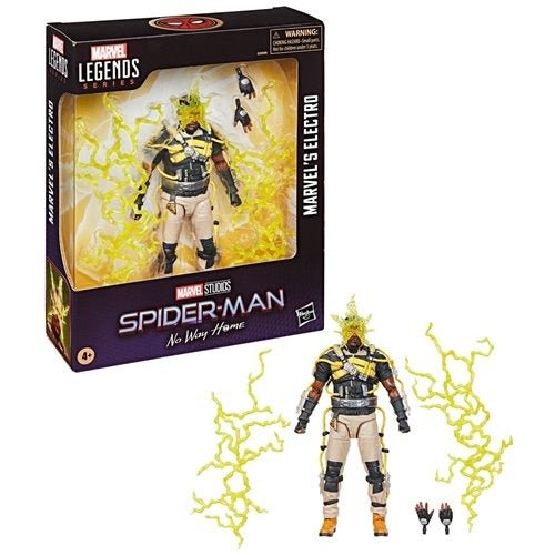 Spider - Man: No Way Home Marvel Legends Series Electro 6 - Inch Action Figure - by Hasbro