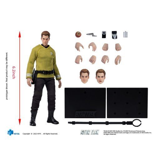 Star Trek 2009 Exquisite Super Kirk 1/12 PX Action Figure - by Hiya Toys