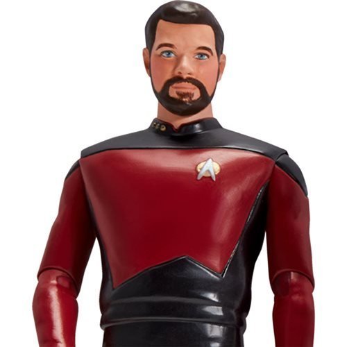 Action Figure PlayMates Star Trek The Next Generation, Comandante William Riker, 13 Cm - 3