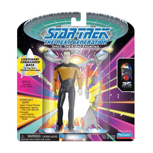 Star Trek Classic Star Trek: The Next Generation Lieutenant Data 5-Inch Action Figure - by Playmates | Buy at ToyShnip